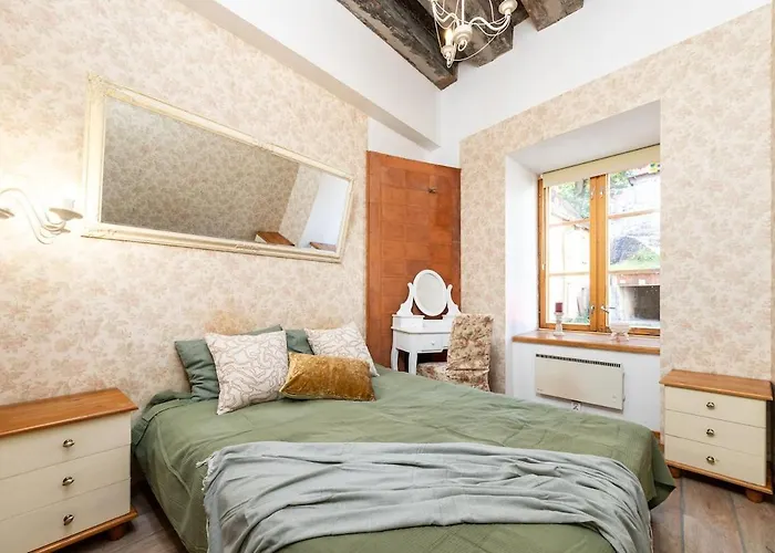 15th Century Flat With Parking, High Ceilings Apartment