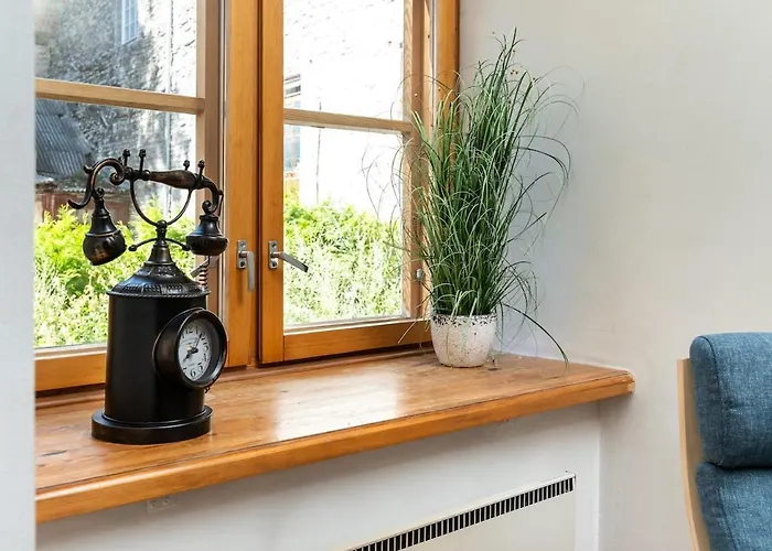 15th Century Flat With Parking, High Ceilings *