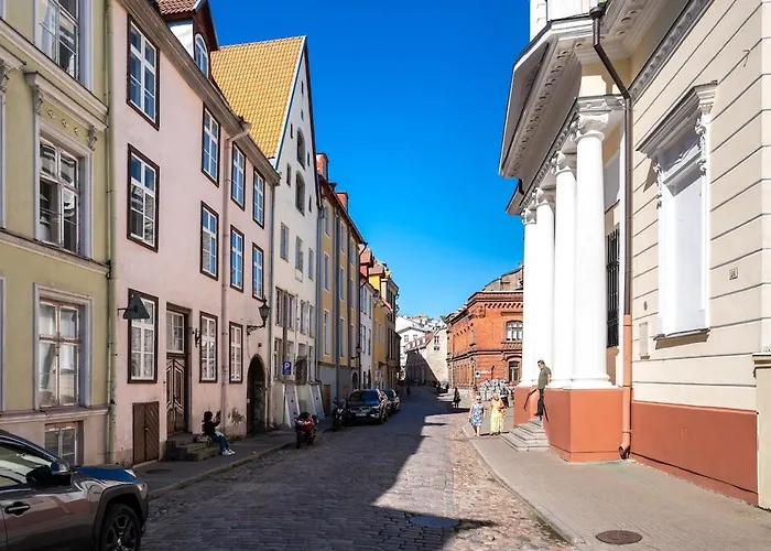 15th Century Flat With Parking, High Ceilings *